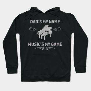 Dad's the name Music is my game Hoodie